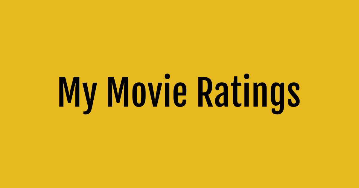 My Movie Ratings